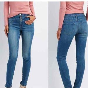 High Waisted Refugee Jeans
